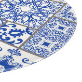 Victoriaans Majolica: Patchwork Tegel Pattern. Snijplank (Hoek)