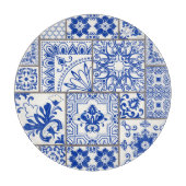Victoriaans Majolica: Patchwork Tegel Pattern. Snijplank (Voorkant)