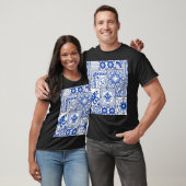 Victoriaans Majolica: Patchwork Tegel Pattern. T-shirt (Unisex)