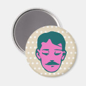Victoriaans Man Magneet (Voorkant / Achterkant)