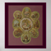 Victoriaans Mardi Gras Ball Poster (Voorkant)