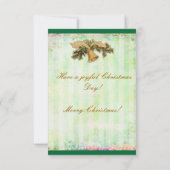 Victoriaans Marie Purse-kerstkaarten voor Kerstmis Kaart (Achterkant)