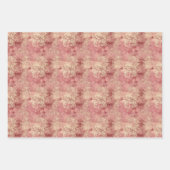  Victoriaans marsala en gouden damast Inpakpapier Vel (Voorkant 3)