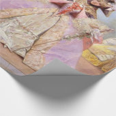 Victoriaans Masquerade Ball Mardi Gras Party Cadeaupapier (Hoek)