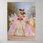 Victoriaans Masquerade Ball - Mardi Gras Poster (Voorkant)