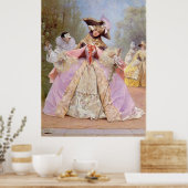 Victoriaans Masquerade Ball - Mardi Gras Poster (Keuken)