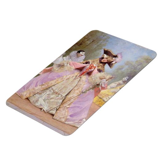 Victoriaans Masquerade Ball Premium Flexi Magnet Magneet (Linkerzijde)