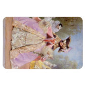 Victoriaans Masquerade Ball Premium Flexi Magnet Magneet (Horizontaal)