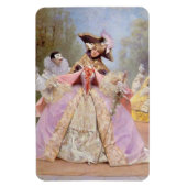 Victoriaans Masquerade Ball Premium Flexi Magnet Magneet (Verticaal)
