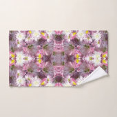 Victoriaans Mauve Flowers Bad Handdoek (Handdoek)