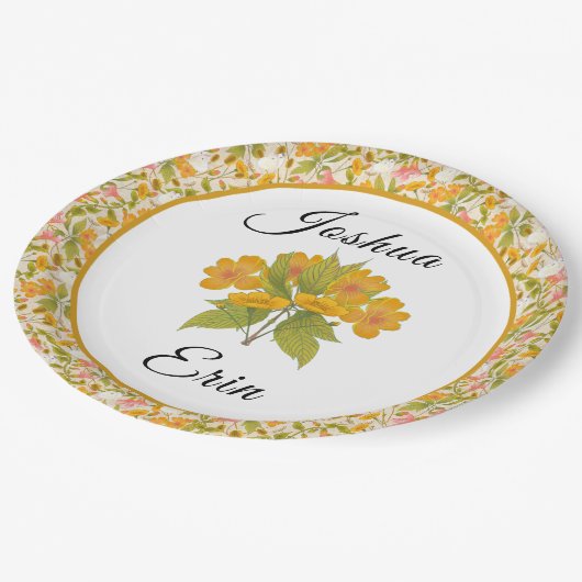 Victoriaans Meadow geel - papier bord (Gekanteld)