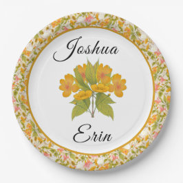 Victoriaans Meadow geel - papier bord