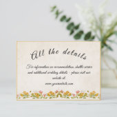 Victoriaans Meadow gele behuizing kaart (Staand voorkant)