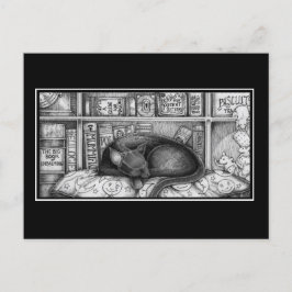 Victoriaans mediawisselaar Cat Briefkaart