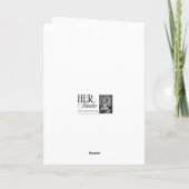  Victoriaans meisje dat val vasthoudt, verlaat Kaa Kaart (Achterkant)