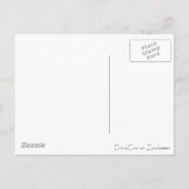 Victoriaans Meisje met de Hulst van Kerstmis Feestdagenkaart (Achterkant)