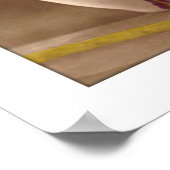 Victoriaans meisje met ventilatorhoofdband poster (Hoek)