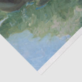  Victoriaans Meisje Print van het Schilderen Decou Tissuepapier (Detail)