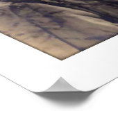 Victoriaans meisje, profiel, sepia tone poster (Hoek)