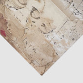  Victoriaans Meisje Rode Rozen & Raven Decoupage Tissuepapier (Detail)