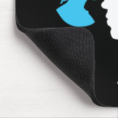 Victoriaans meisje silhouet cameo muismat (Hoek)