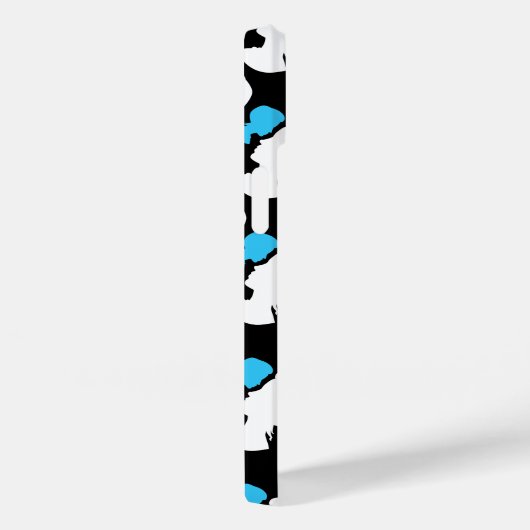 Victoriaans meisje Silhouette Cameo iPhone Case (Achterkant / Rechts)