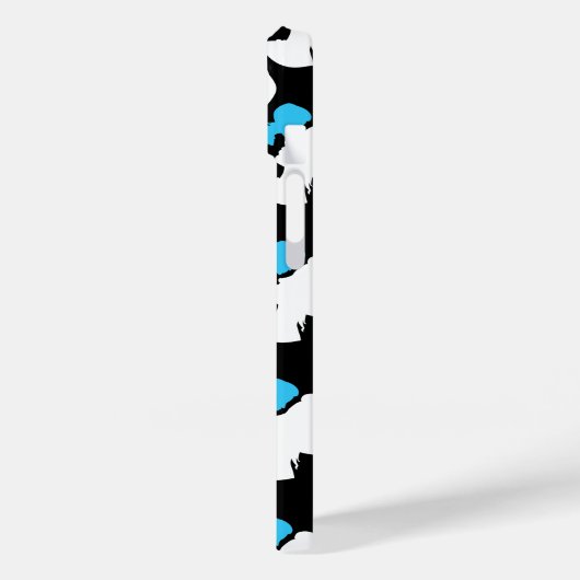 Victoriaans meisje Silhouette Cameo iPhone Case (Achterkant / Links)