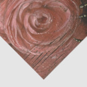 Victoriaans Meisje Zwarte Kat Rode Poppies Abstrac Tissuepapier (Detail)