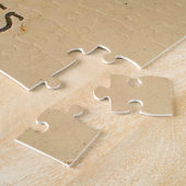 Victoriaans meisjes Kerstmis Groet Legpuzzel (Zijkant)
