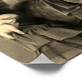 Victoriaans meisjes paraplu regenachtige dag Victo Poster (Hoek)