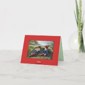  Victoriaans meisjes verkleed als elfen Feestdagen Kaart (Achterkant)