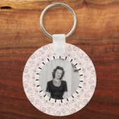  Victoriaans met Fancy Lijst Gepersonaliseerd Sleutelhanger (Voorkant)