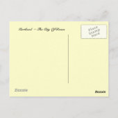  VICTORIAANS met ROZEN Portland OF BRIEFKAART (Achterkant)