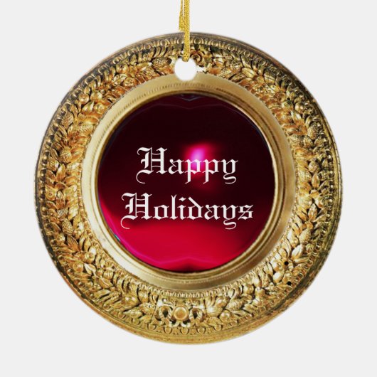 Victoriaans MINIATURE DOG PORTRAITS Irish Greyhoun Keramisch Ornament (Achterkant)