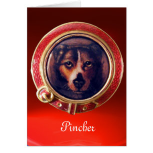 VICTORIAANS MINIATURE DOG PORTRAITS Pincher