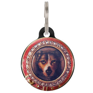 VICTORIAANS MINIATURE DOG PORTRAITS Pincher Huisdierpenning