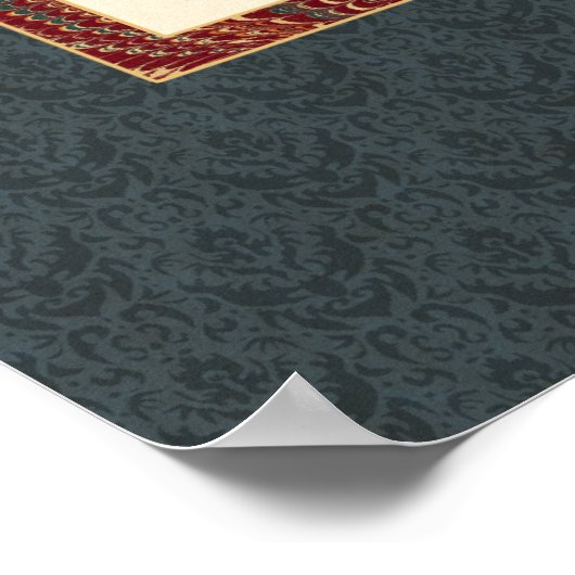  Victoriaans Mode — Antiek afdrukken Poster (Hoek)