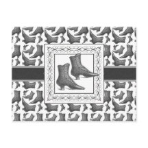  Victoriaans Mode Boots Elegant Patroon