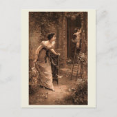Victoriaans Mode, Cherub Helper, stijl Briefkaart (Voorkant)