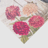 Victoriaans Mode collage Tissuepapier (Detail)