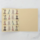 Victoriaans Mode Dames in de klas  dress Kaart (Binnen)