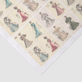 Victoriaans Mode, decoupage, scrapbook Tissuepapier (Detail)