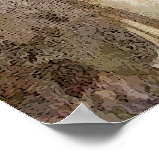 Victoriaans Mode en kant Poster (Hoek)