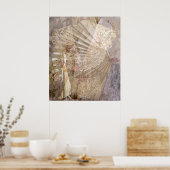 Victoriaans Mode en kant Poster (Keuken)