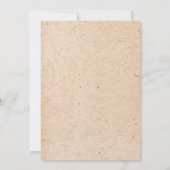 Victoriaans Mode huwelijksuitnodiging Kaart (Achterkant)