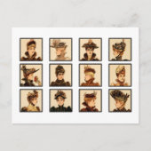 Victoriaans Mode voor dames Briefkaart (Voorkant)