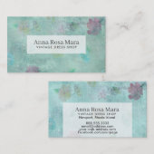 **  Victoriaans moderne grunge bloem Visitekaartje (Voorkant / Achterkant)