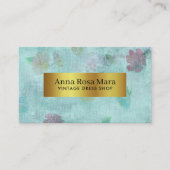 *~*  Victoriaans moderne grunge bloem Visitekaartje (Voorkant)