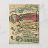 Victoriaans modes briefkaart (Voorkant)
