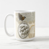  Victoriaans modieuze schattige stickers thee Koffiemok (Links)